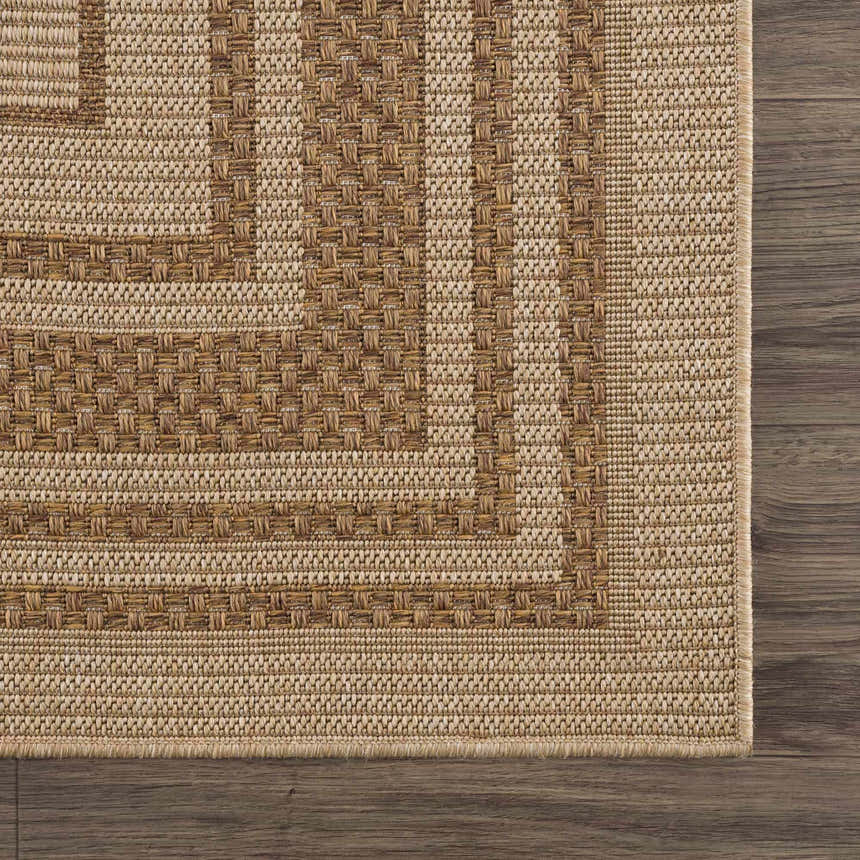 Sample Isoko Bordered Faux Jute Rug