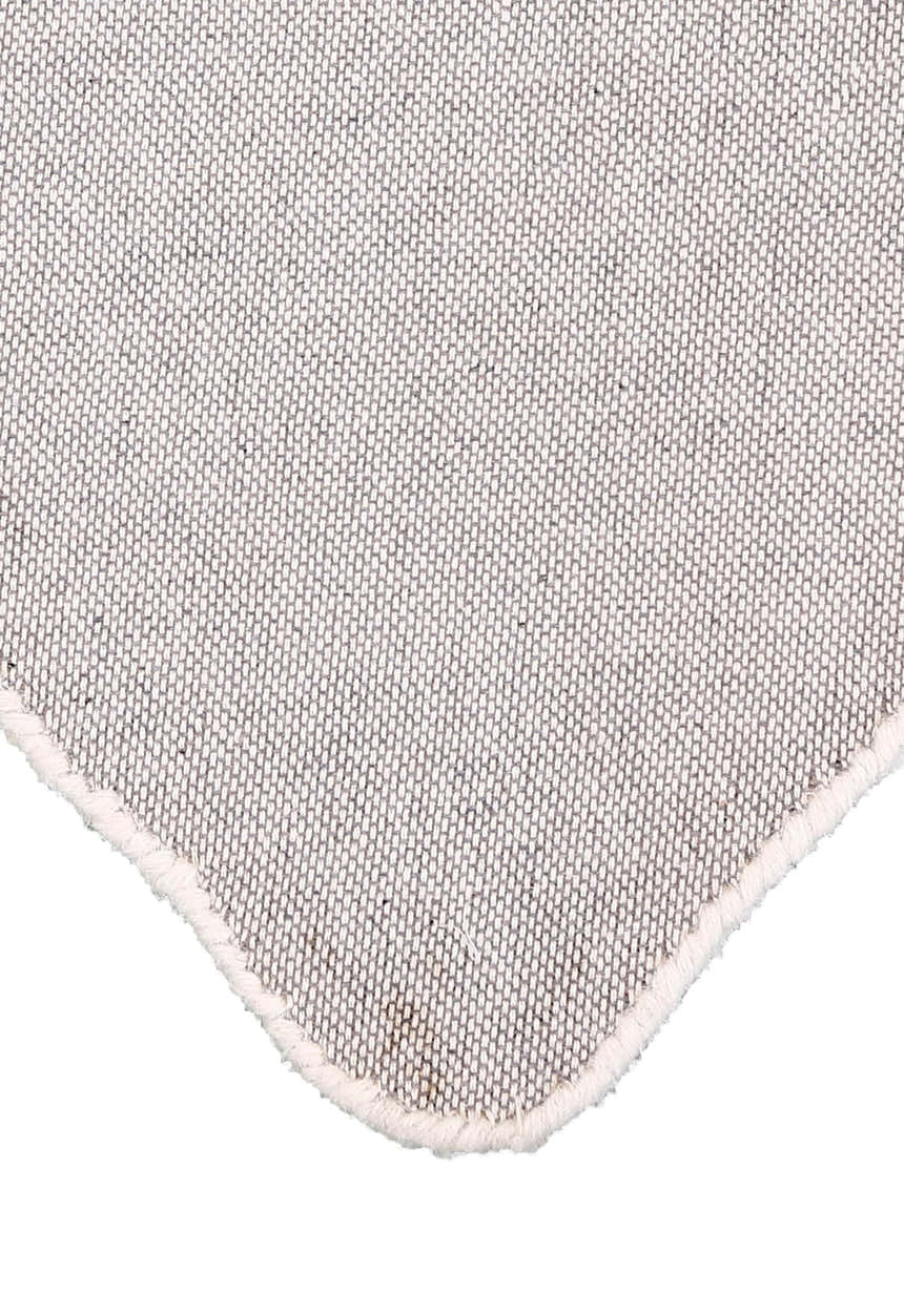Polar Bear Pattern Ivory And Black Hand Tufted 1x1 Wool Area Rug