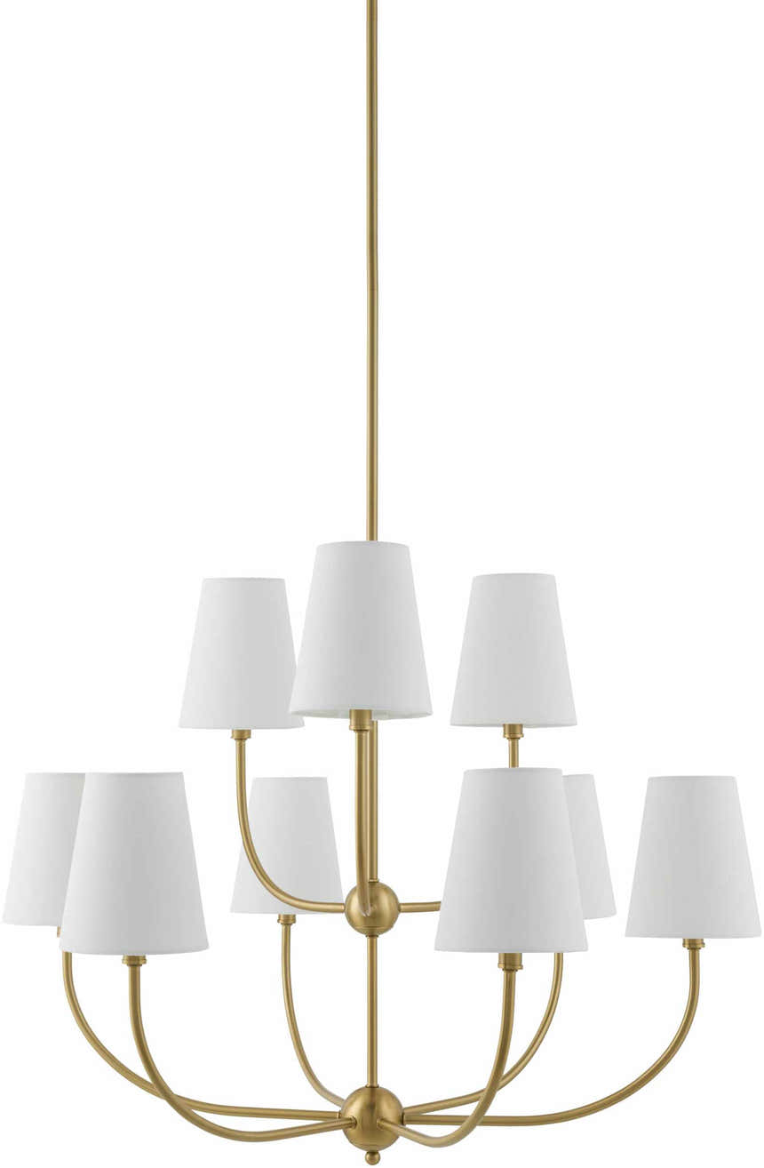 Fupeo Brass Modern Chandelier