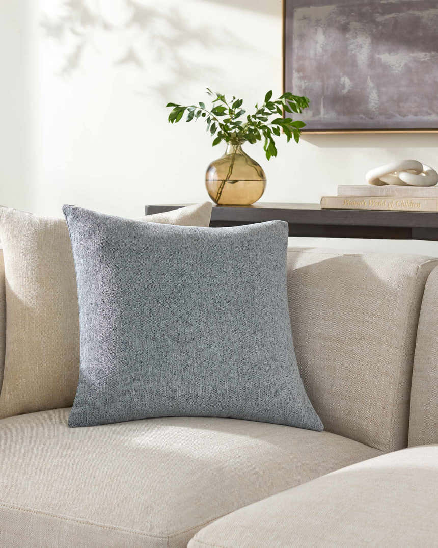 Aeneas Charcoal Throw Pillow - Clearance