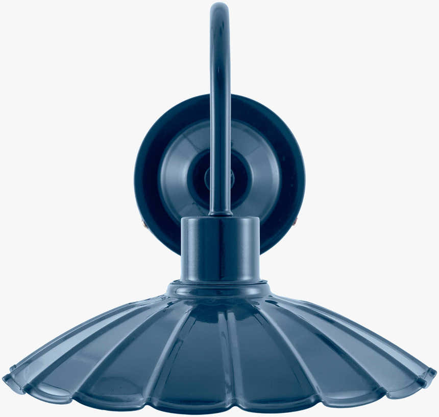 Aqua Blue Rustic Wall Sconce for hallway or bedroom lighting