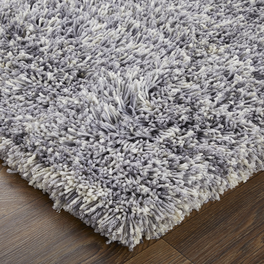 Feizy Stoneleigh Modern Solid - Gray/Silver Area Rug