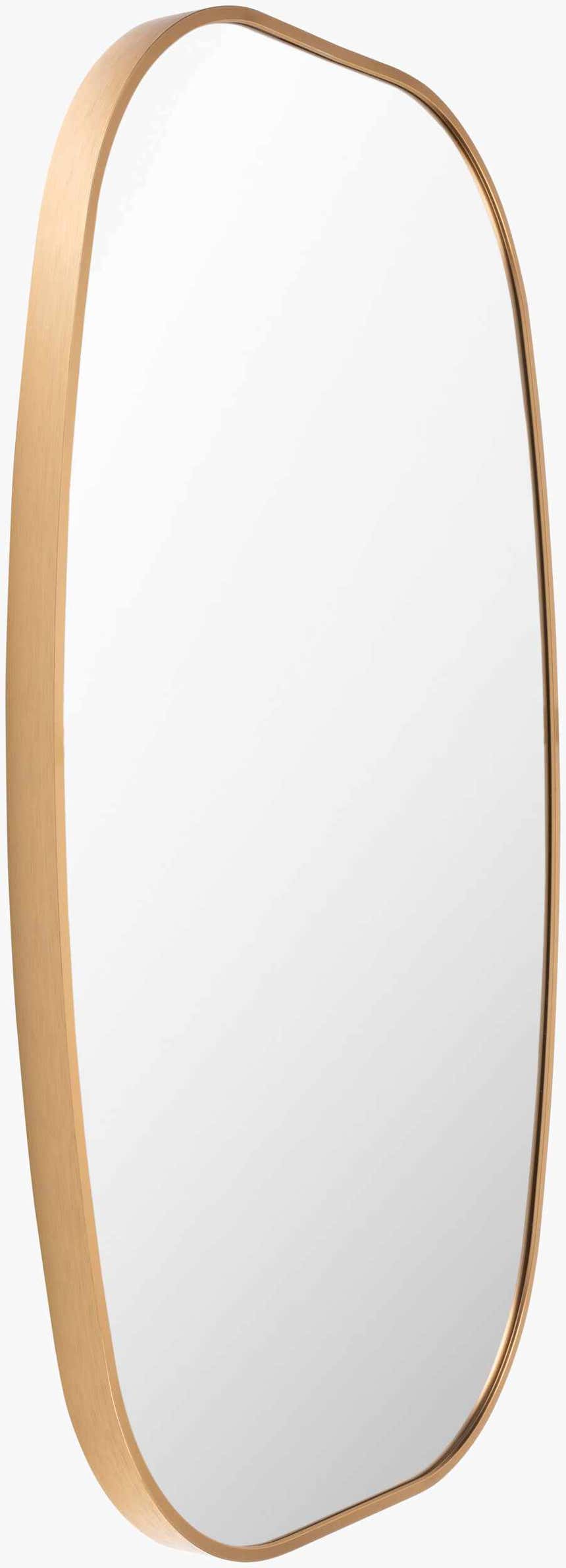 Kopparberg Gold Frame Round Mirror