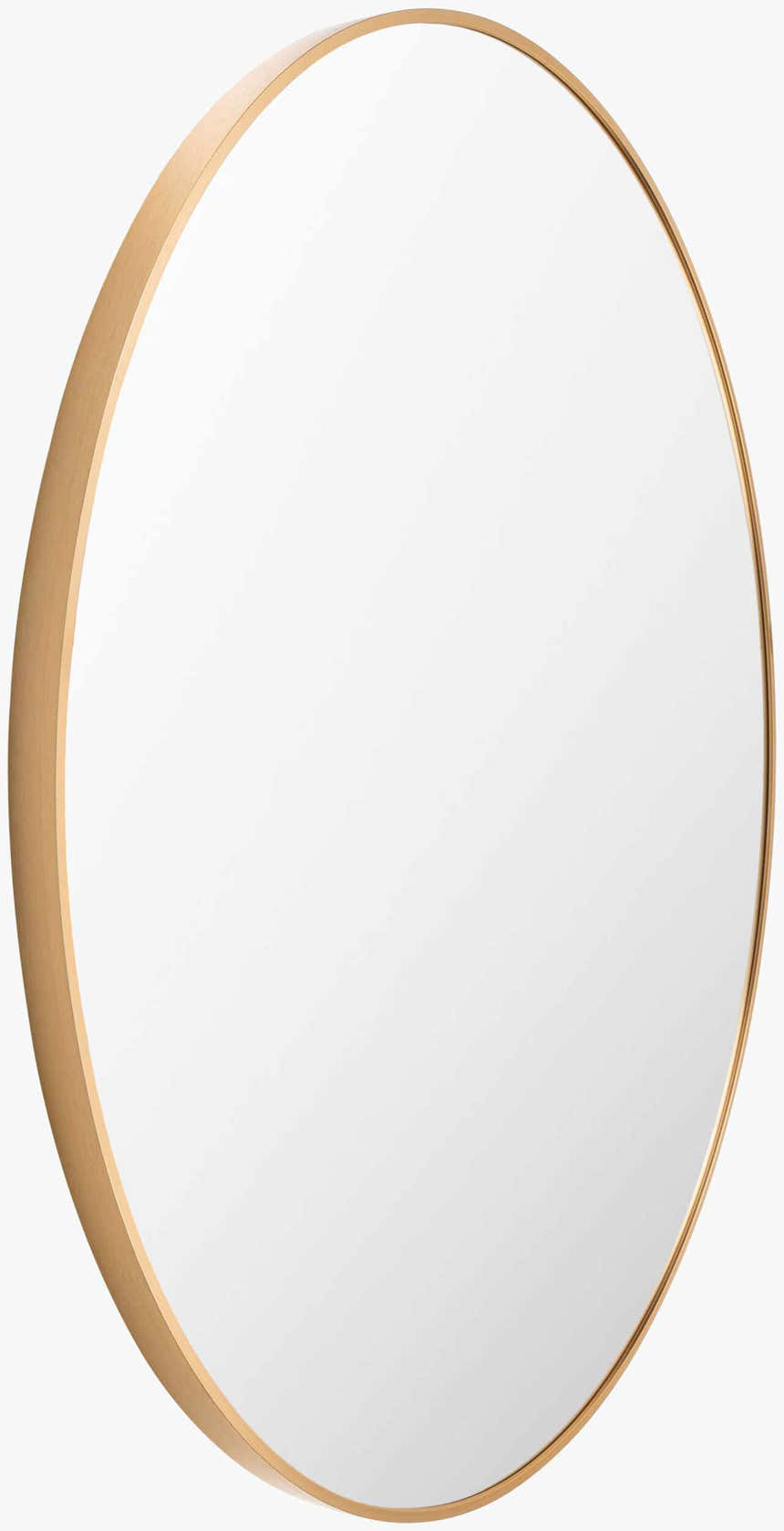 Pontalina Round Gold Mirror
