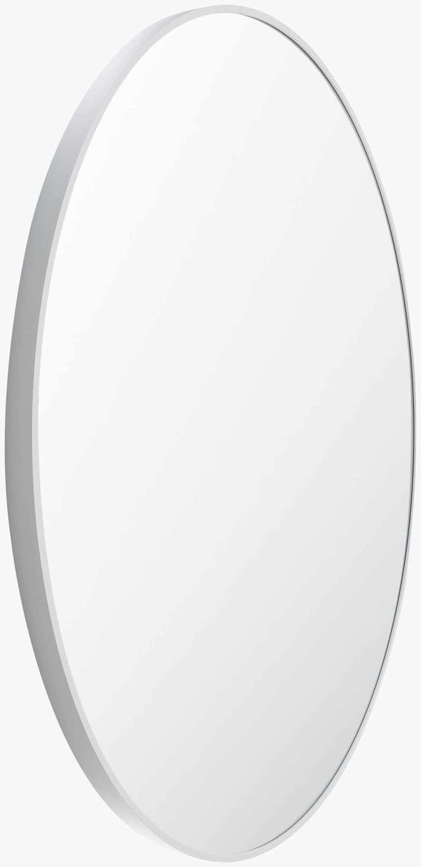 Pontalina Round White Mirror - Clearance