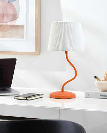 Pachiquita Yellow White Table Lamp