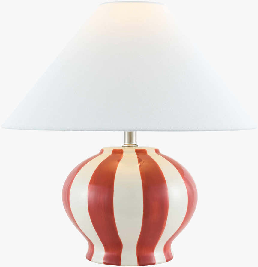 Montereale Red Table Lamp