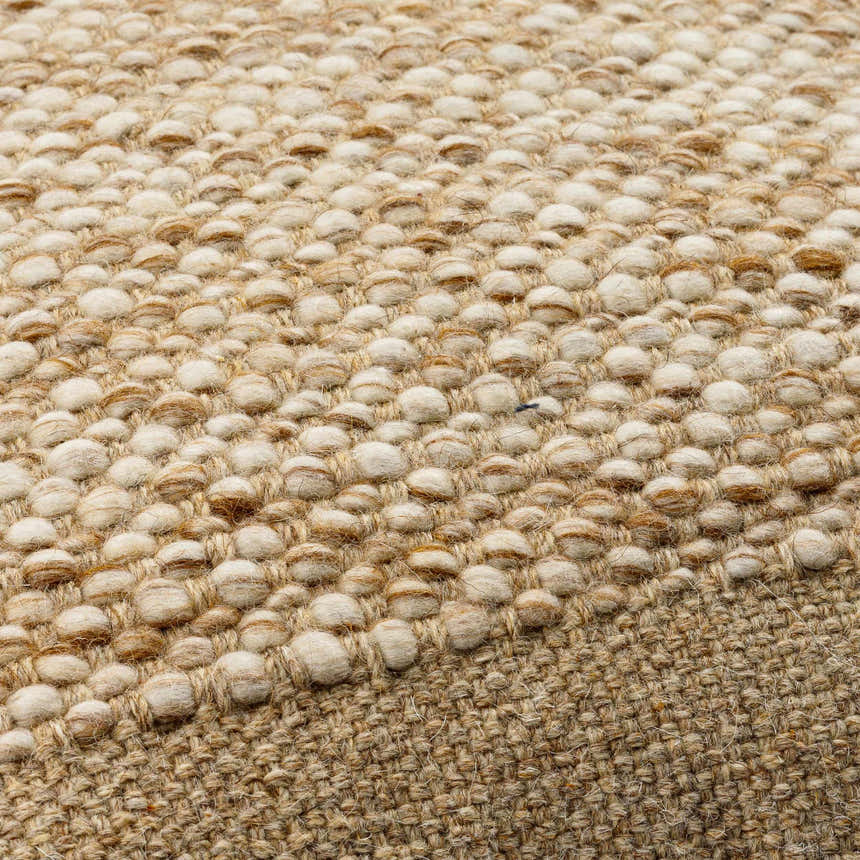 Braelin Ivory Braided Knit Texture Cottage Farmhouse Wool Accent Pillow - Clearance