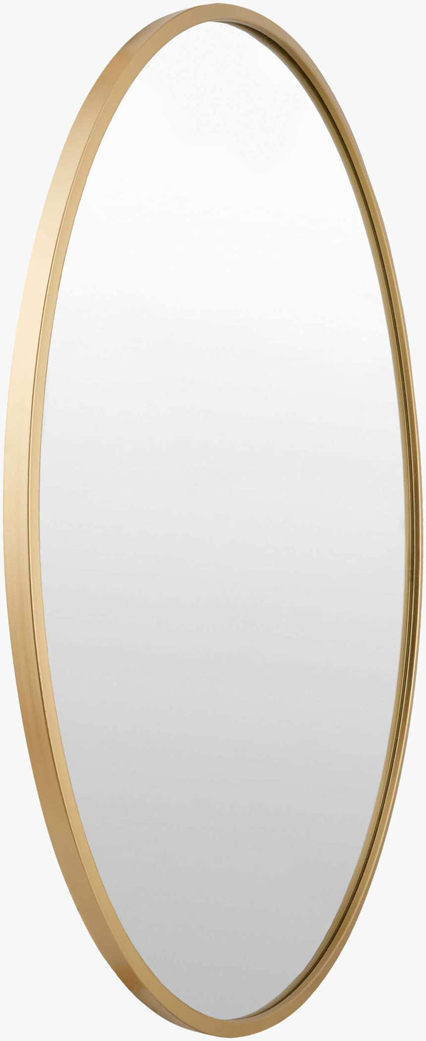 Guindarohan Gold Frame Round Mirror