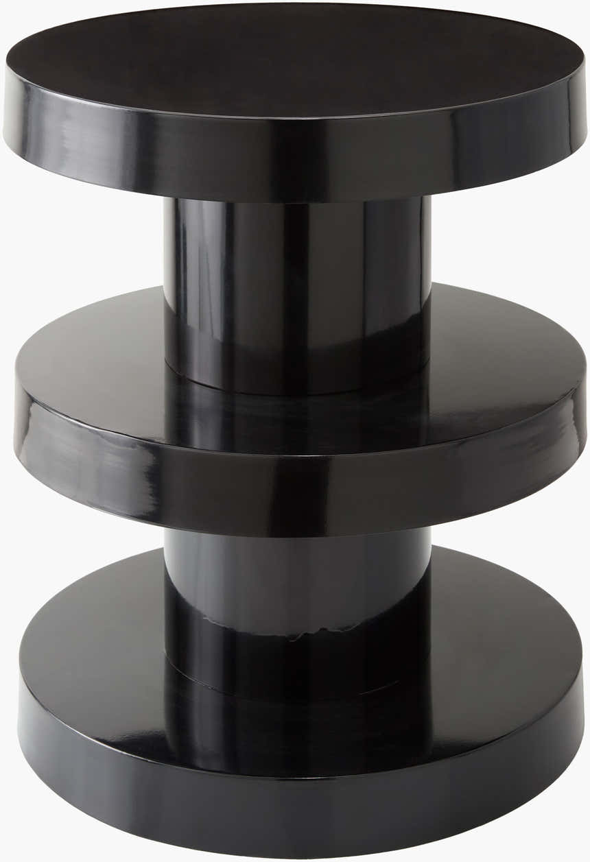 Rich Charcoal Modern End Table for sofa or lounge seating