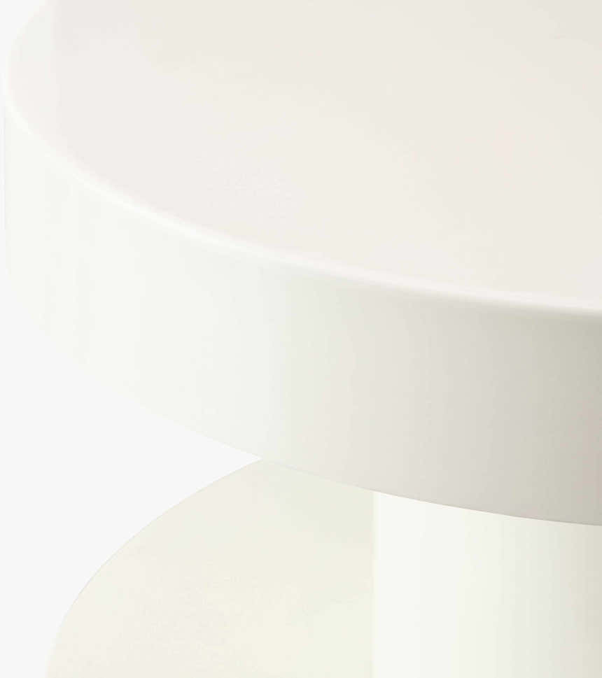 Beige Modern End Table for sofa or lounge seating