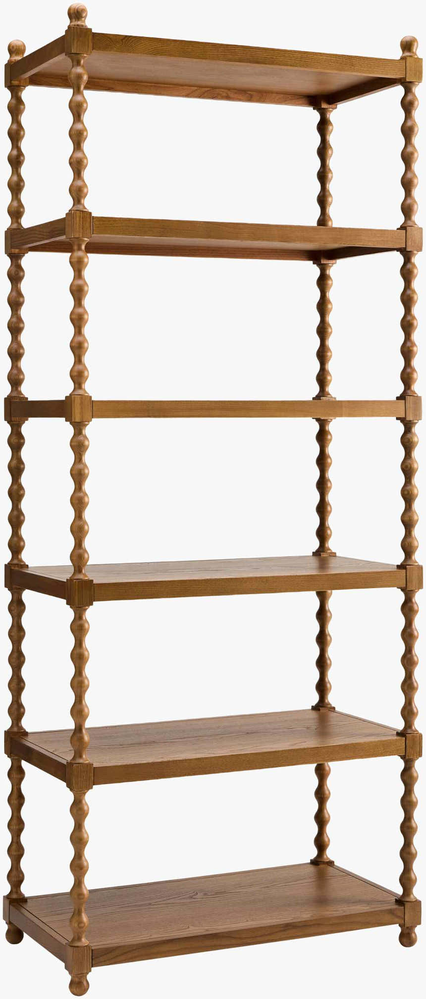 Orange Traditional Bookcase for books and decorative storage