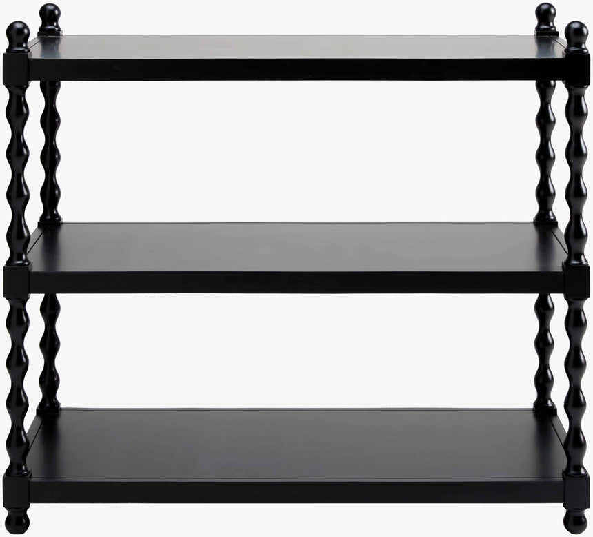 Charcoal Traditional Console Table for entryways or behind sofa styling