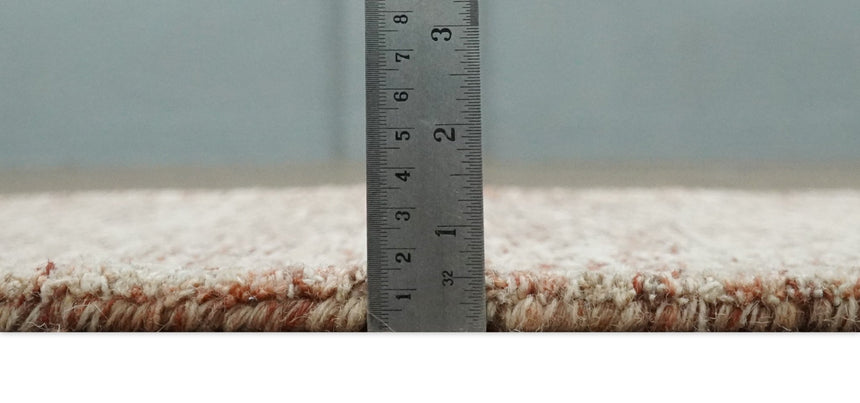 Rust and Ivory Abstract Layering Multi Size Area Rug