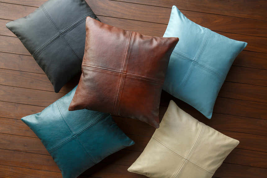 Kalkie Deep Teal Square Throw Pillow