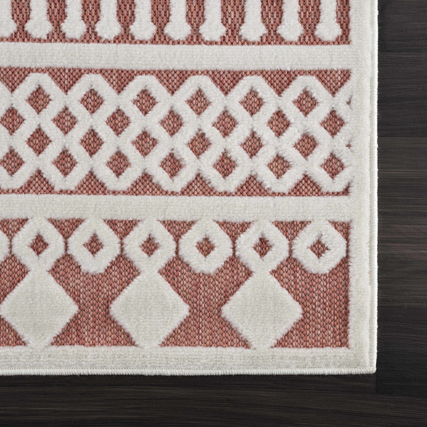 Jove Orange Outdoor Rug - Clearance