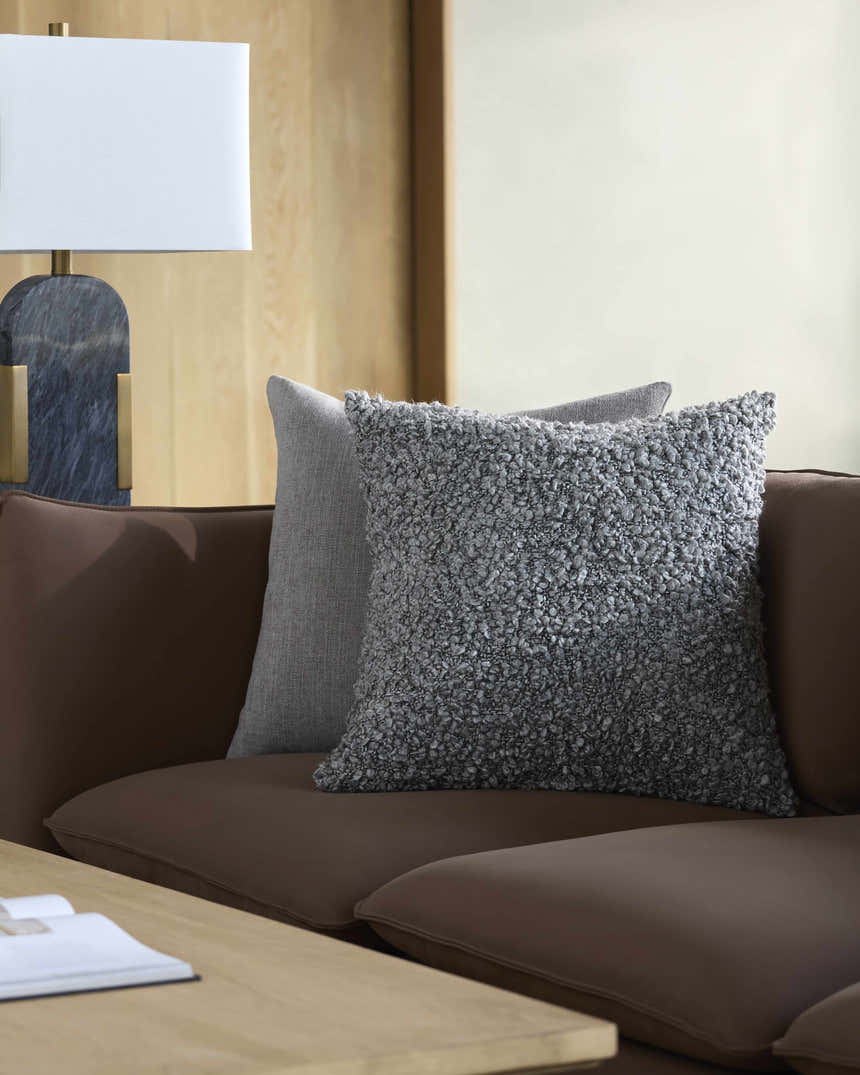 Lyall Gray Throw Pillow - Clearance