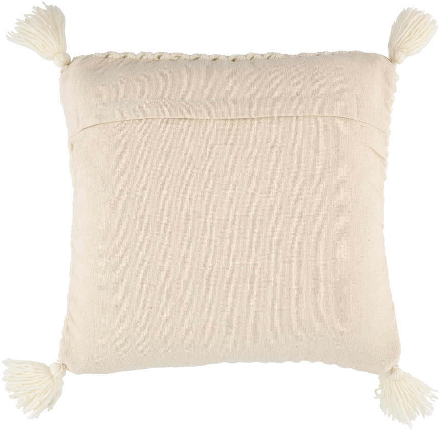 Litzy Cream Throw Pillow
