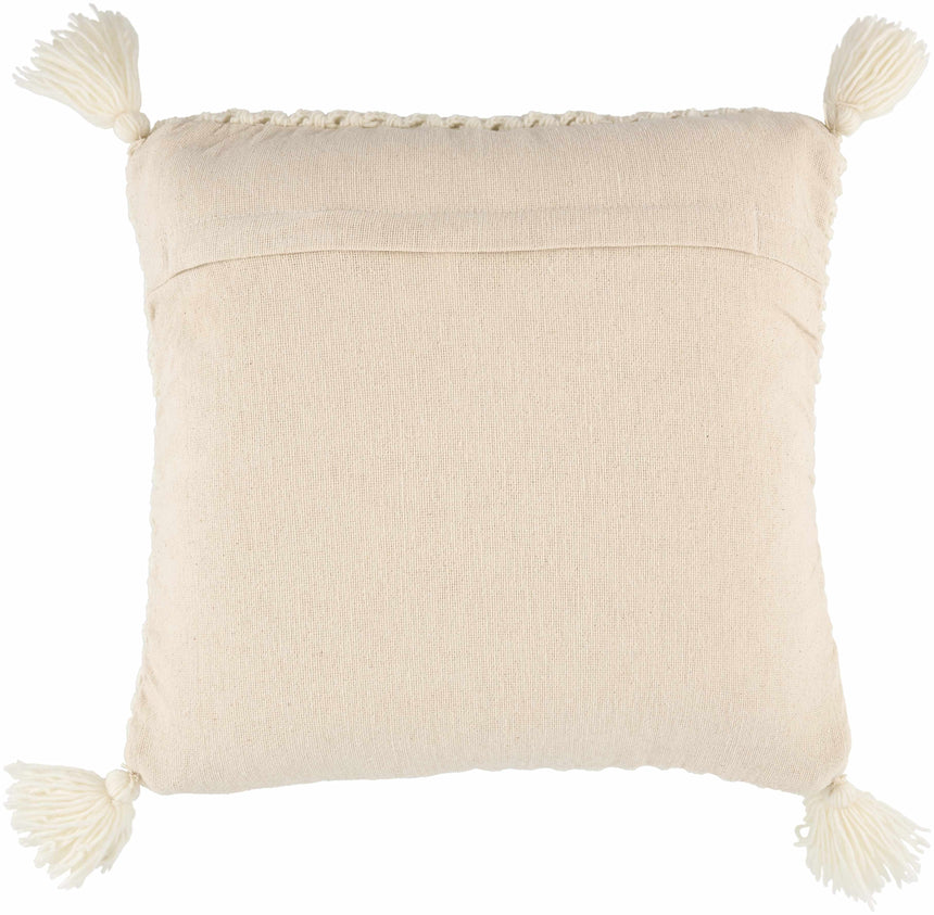 Litzy Cream Throw Pillow