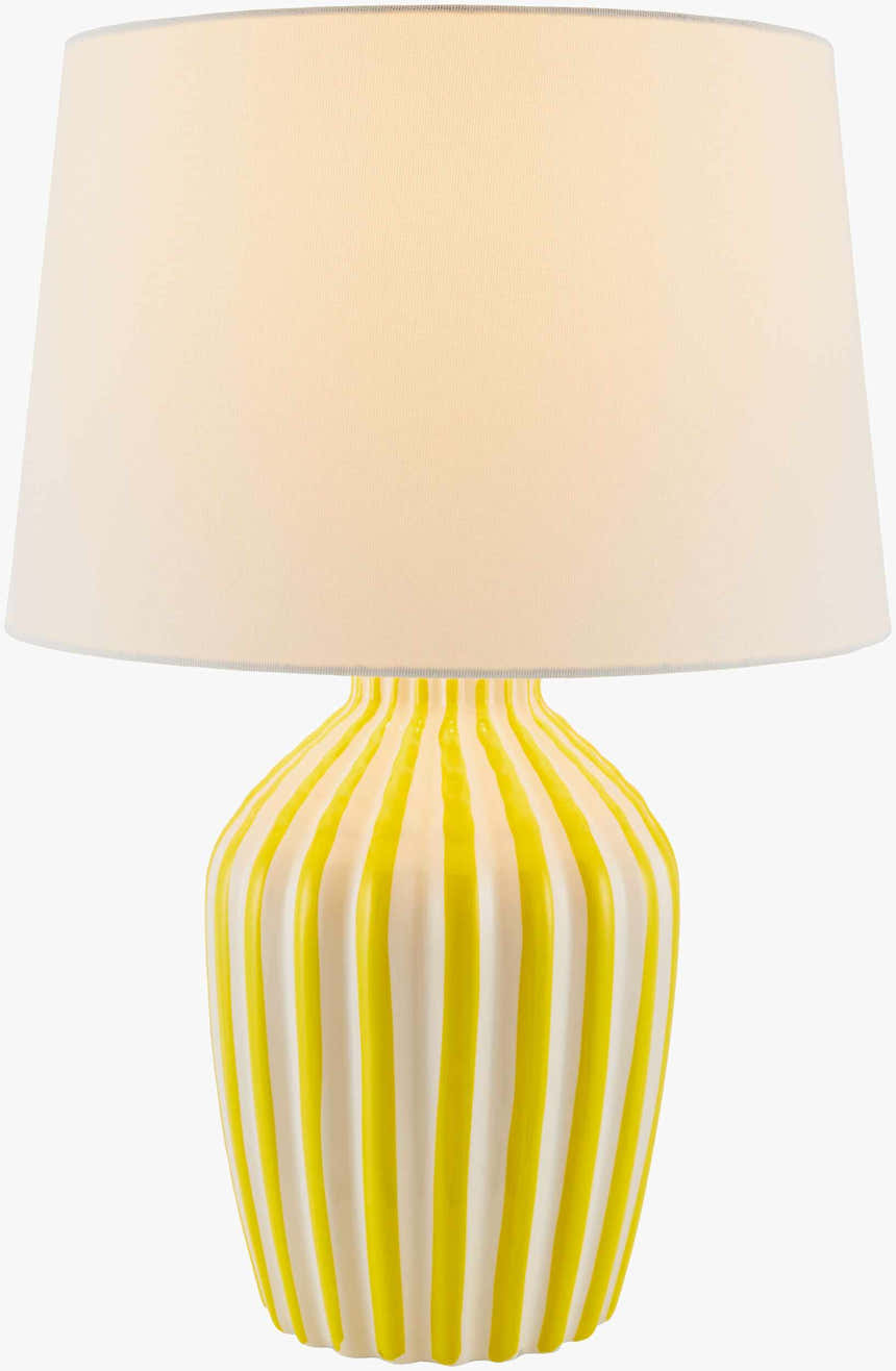 Shamsabad Yellow Table Lamp