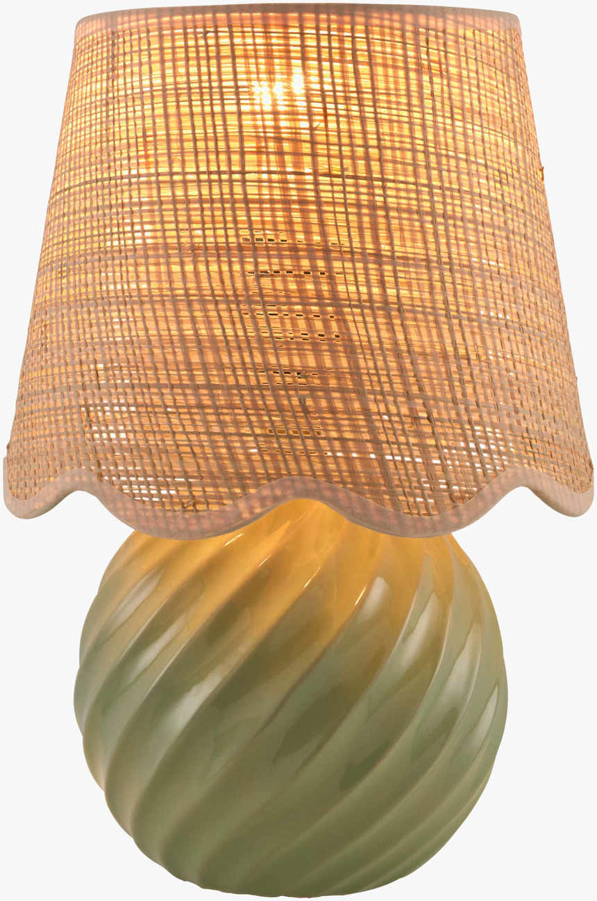 Coyahualco Green Table Lamp