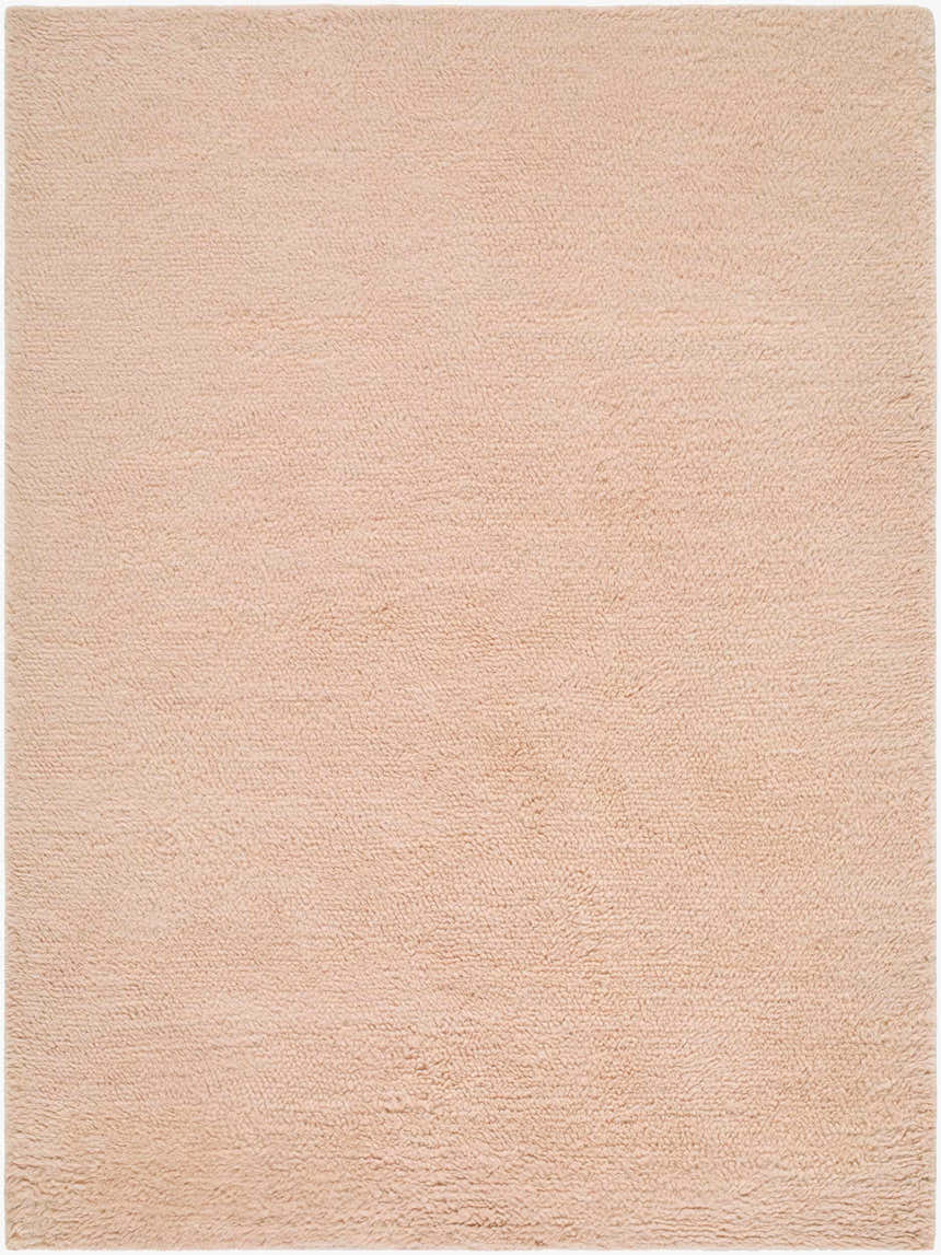 Sample Kanuha Blush Wool Washable Area Rug