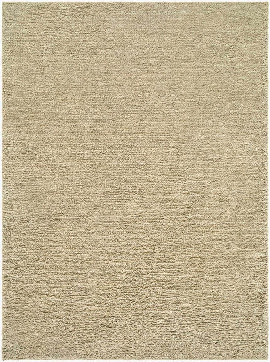 Sample Kanuha Beige Wool Washable Area Rug