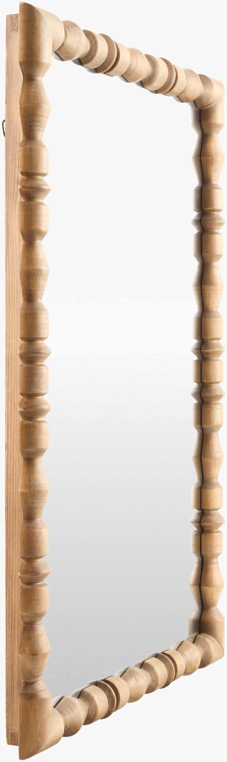 Xevae Camel Wood Mirror