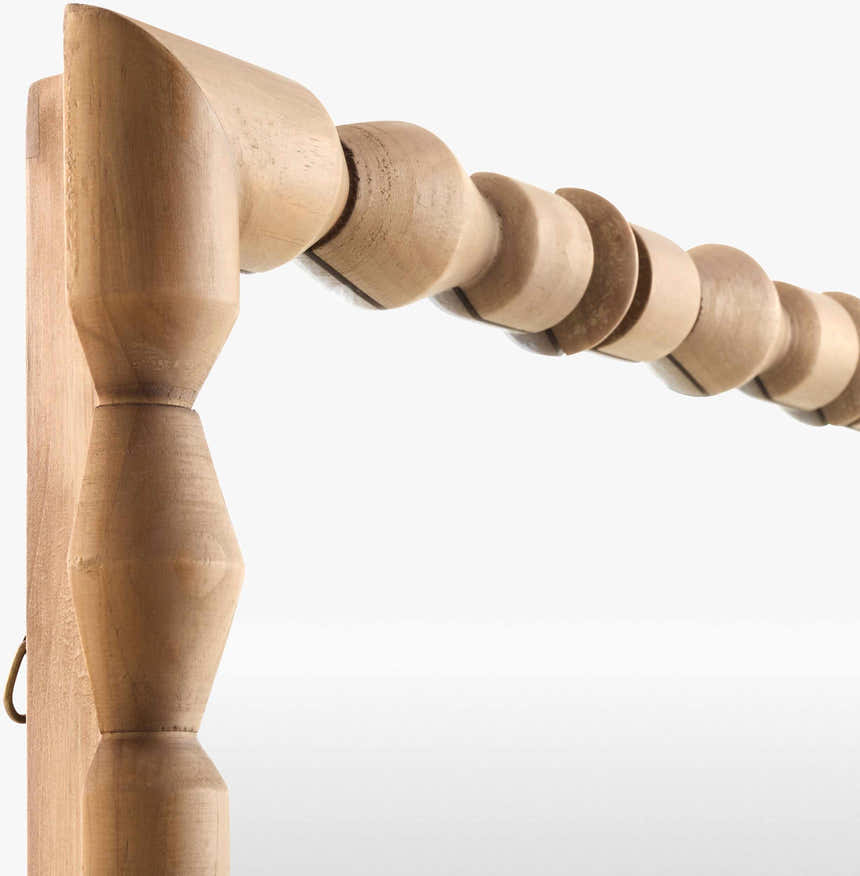 Xevae Camel Wood Mirror