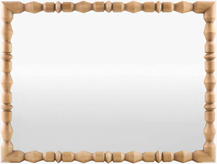 Xevae Camel Wood Mirror