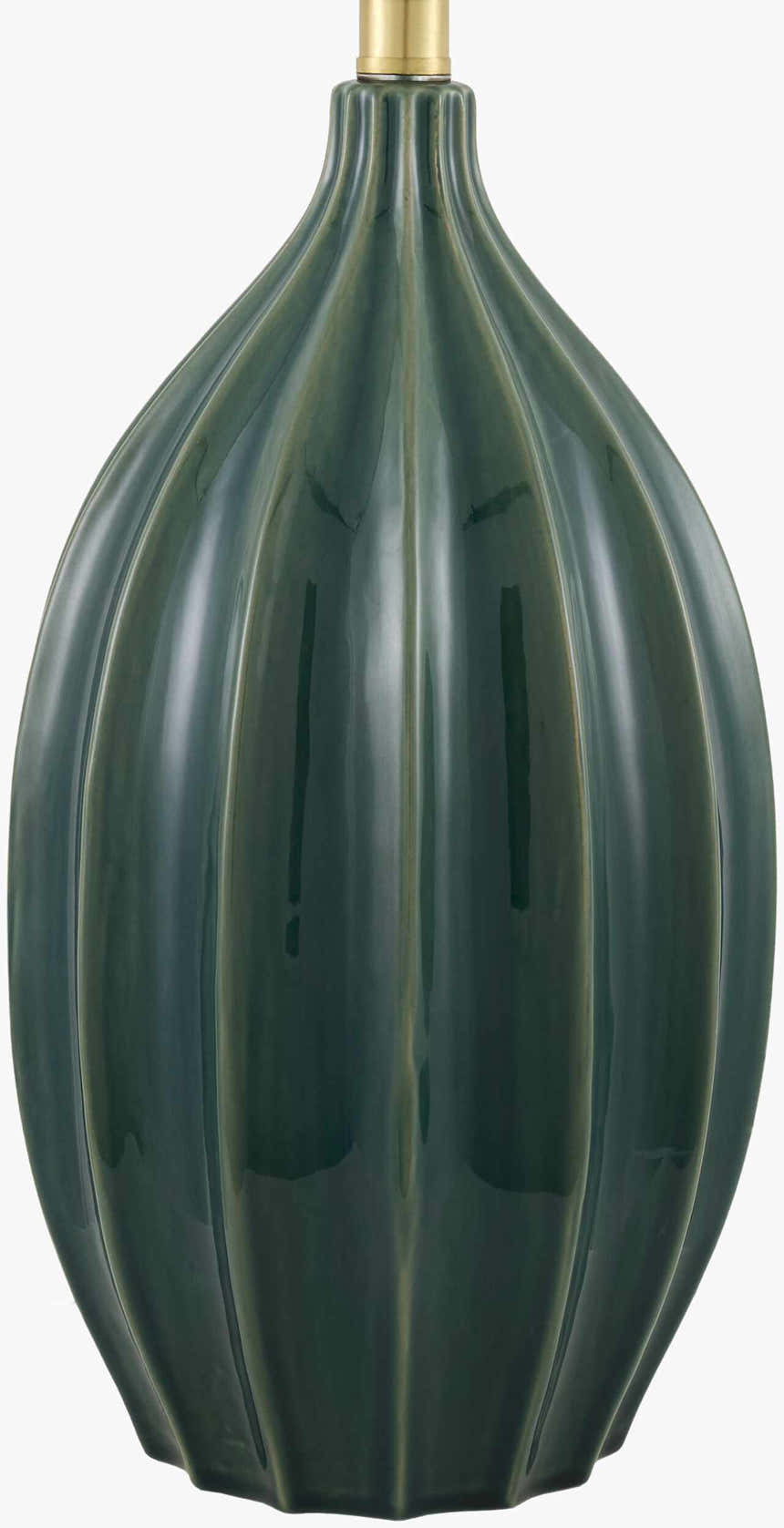 Deep Teal Modern Table Lamp for bedside or console tables