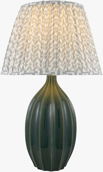 Deep Teal Modern Table Lamp for bedside or console tables