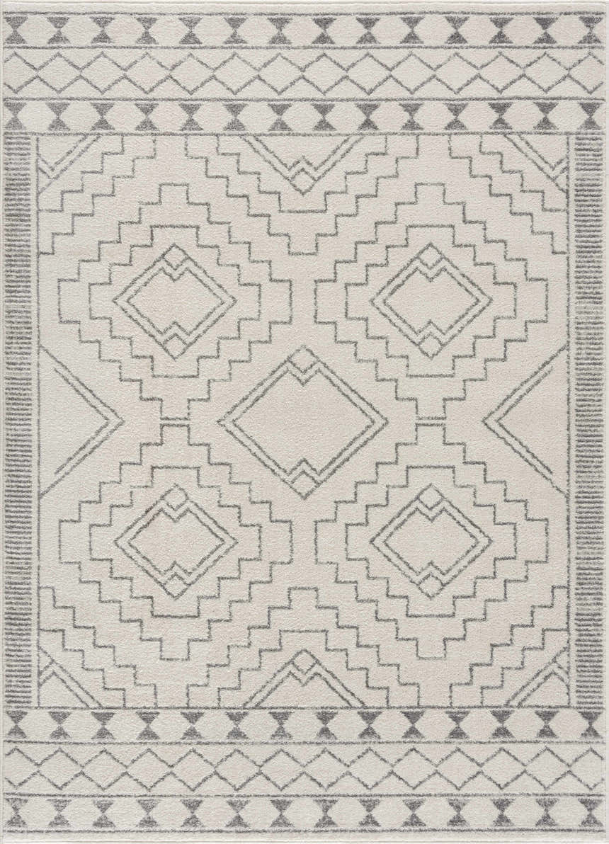 Sample KMRSH-4614 Ivory Tribal Carpet - Clearance