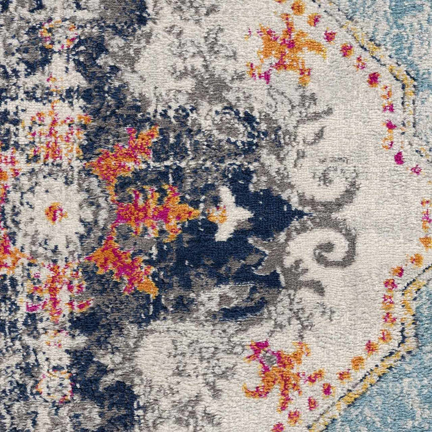 Sample Tigried Turquoise 2308 Area Rug - Clearance