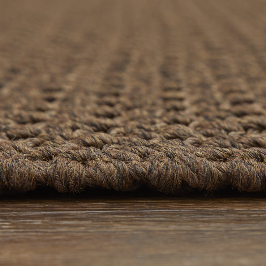 Feizy Tito Modern Solid - Brown Area Rug