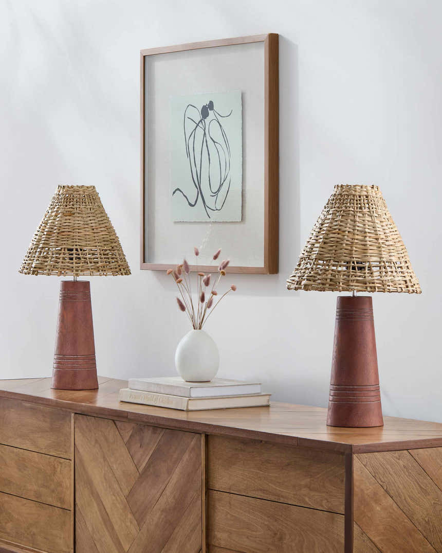 Kalyandurg Dark Brown Black Metal Table Lamp