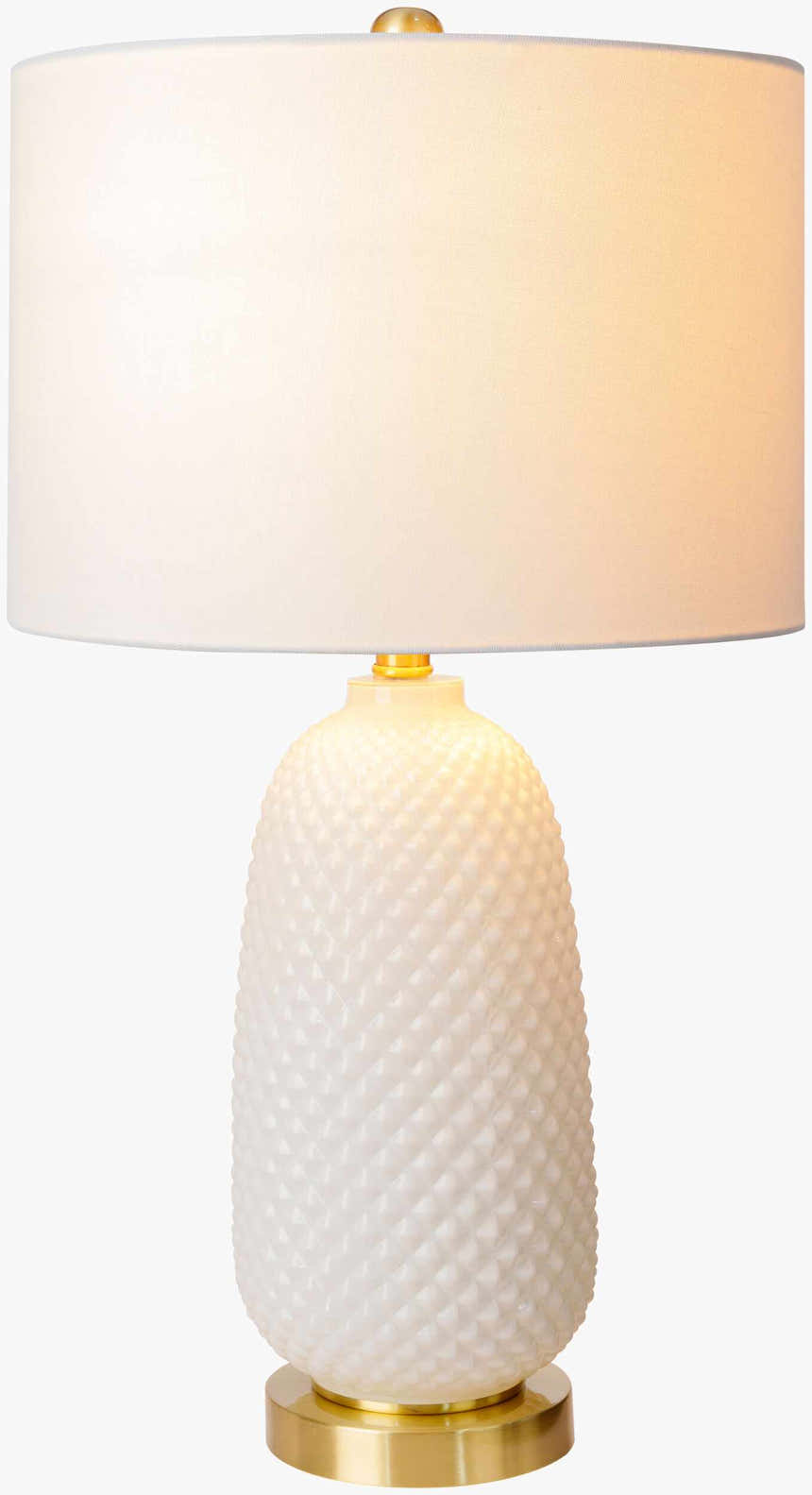 Sarangpur White Table Lamp - Clearance