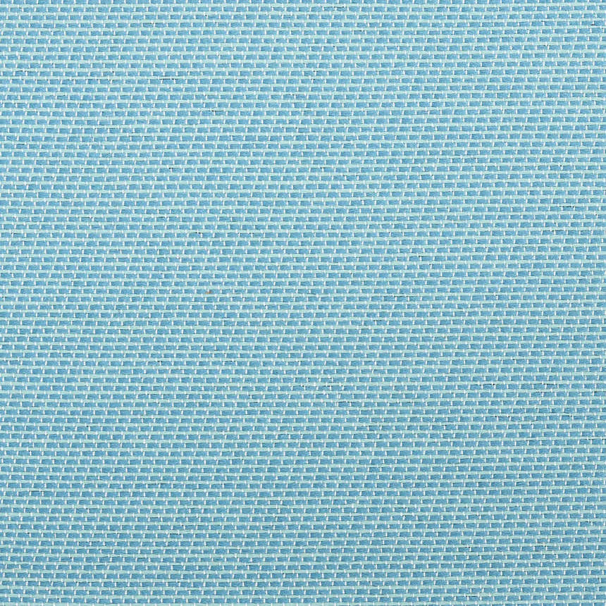 Close-up of the woven texture of the Nourison Color Splash Blue Ivory Coastal Area Rug. Blue and ivory fibers.