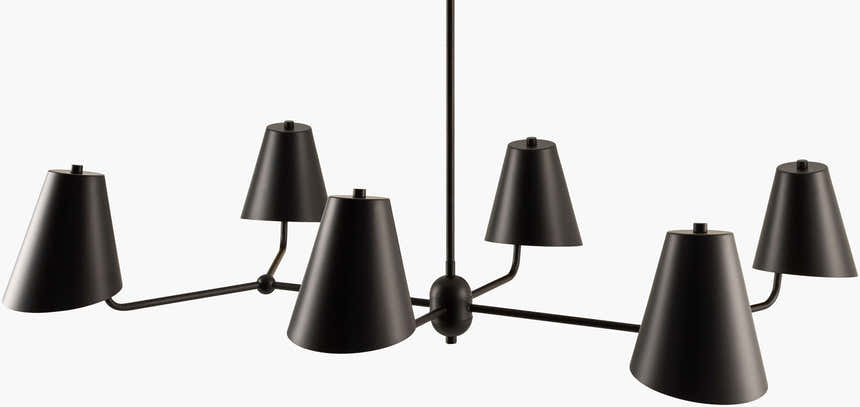 Charcoal Rustic Chandelier for dining or living rooms