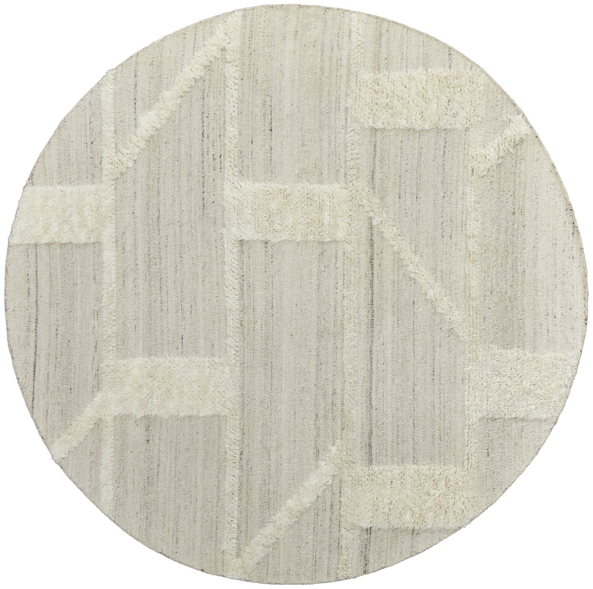 Feizy Ashby Transitional Geometric - Tan/Ivory Area Rug