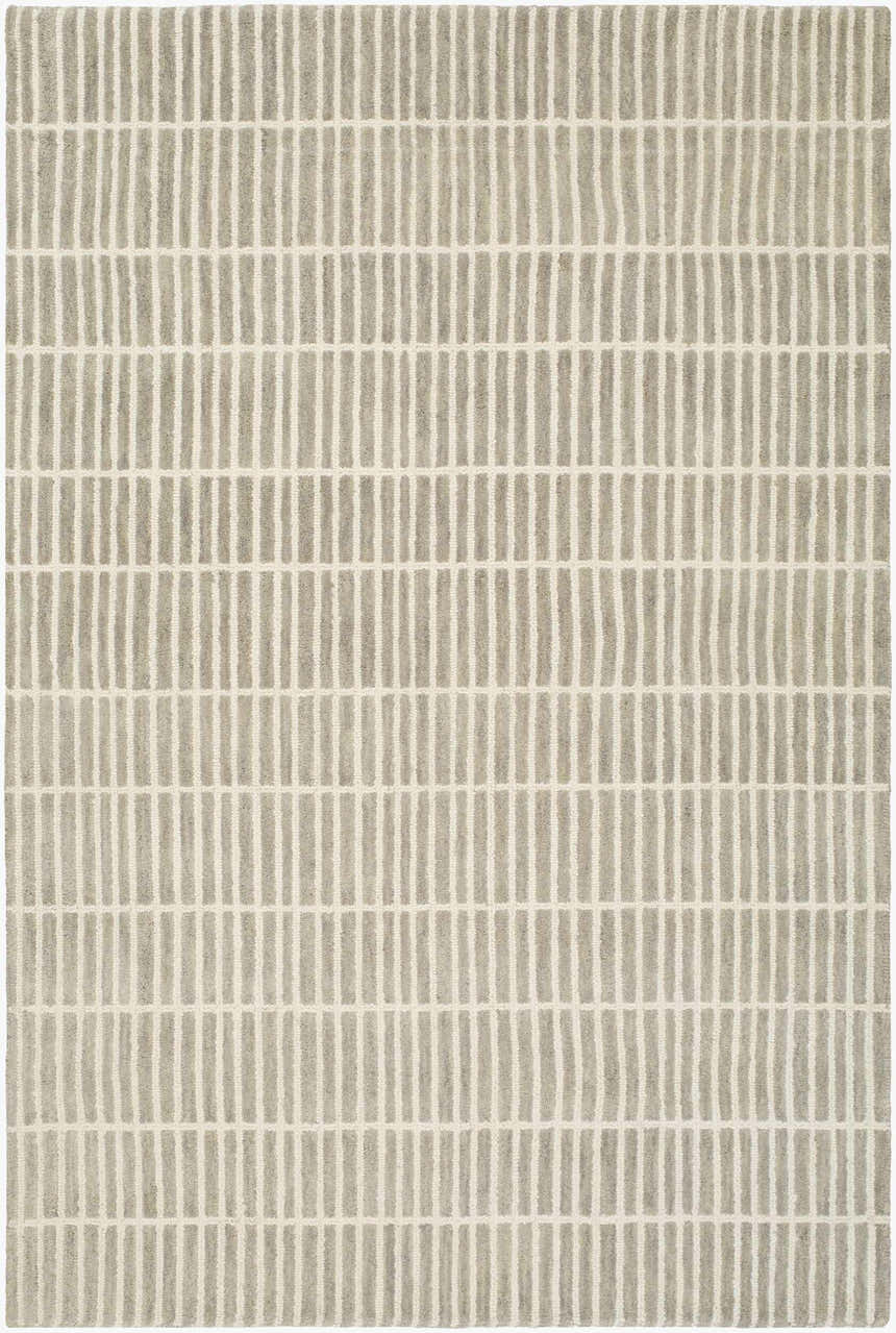Sample Finial Gray Wool Area Rug