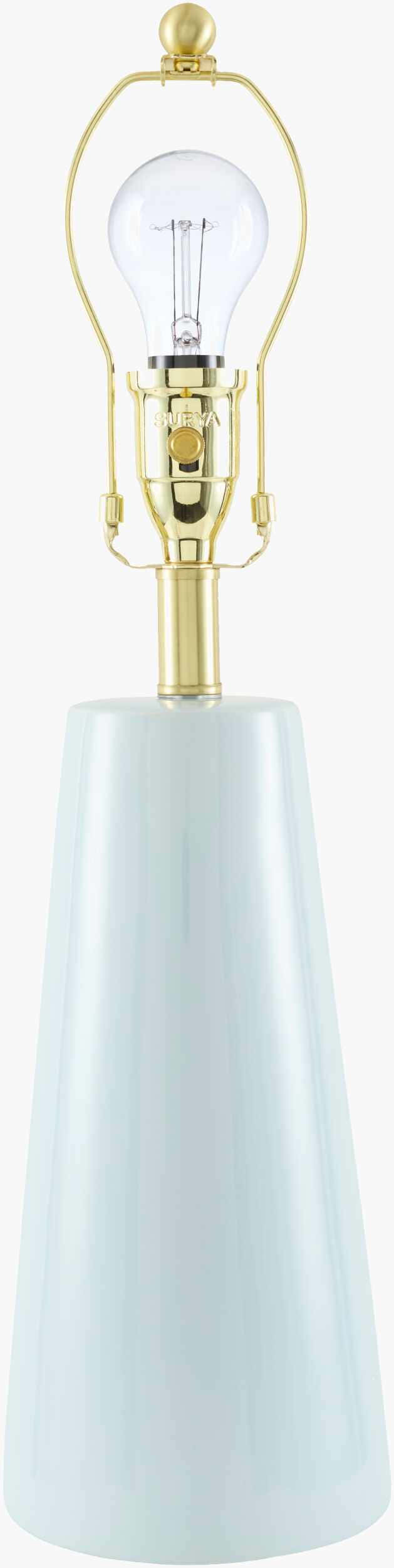 Light Gray Traditional Table Lamp for bedside or console tables