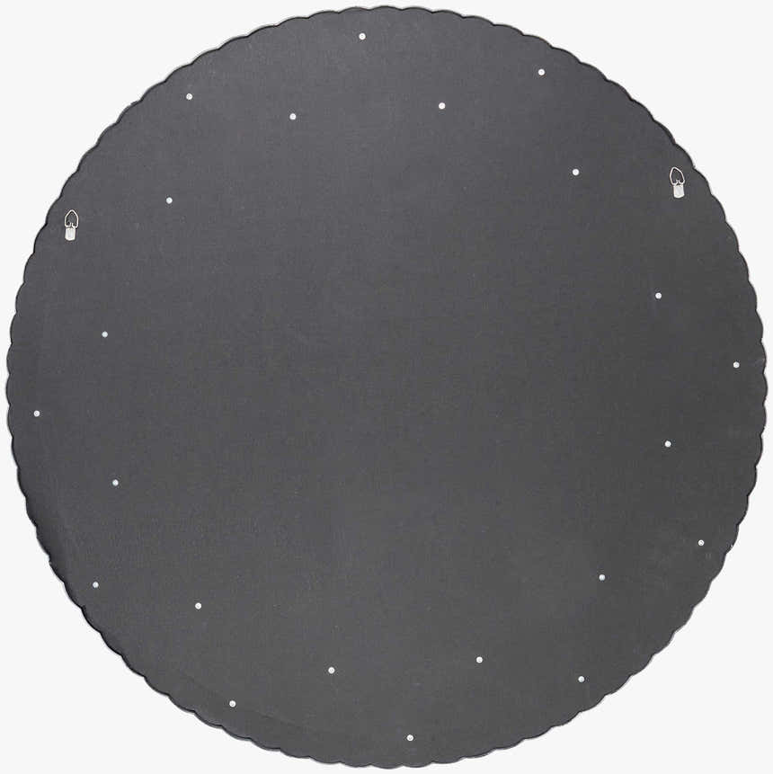 Polverigi Round White Mirror - Clearance