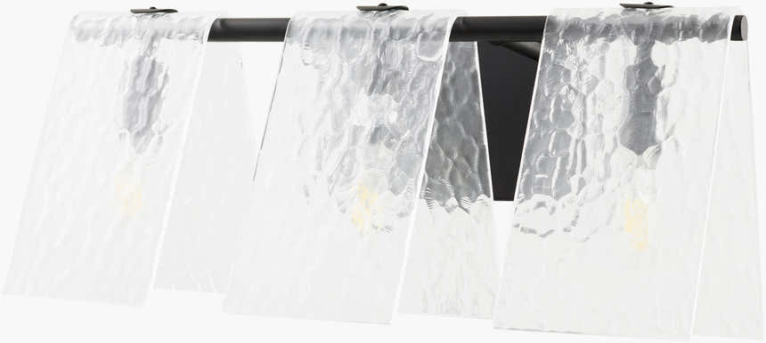 Rich White Modern Wall Sconce with glass details for hallway or bedroom lighting