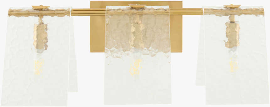 Soft White Modern Wall Sconce with glass details for hallway or bedroom lighting