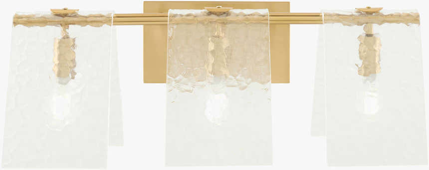 Soft White Modern Wall Sconce with glass details for hallway or bedroom lighting