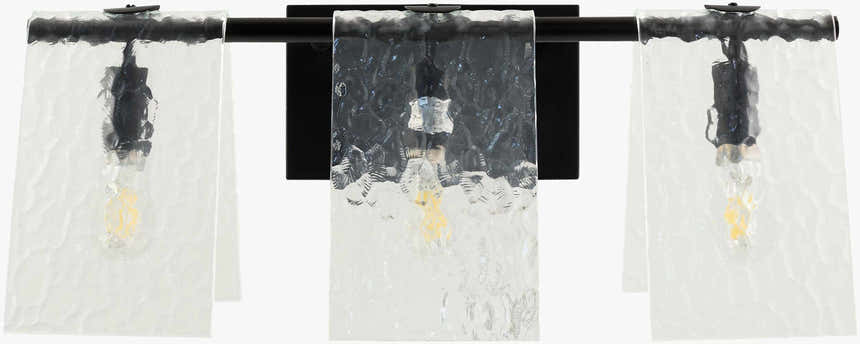Rich White Modern Wall Sconce with glass details for hallway or bedroom lighting