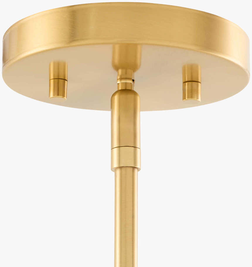 Tan Modern Pendant Light with glass details for kitchen islands or dining areas