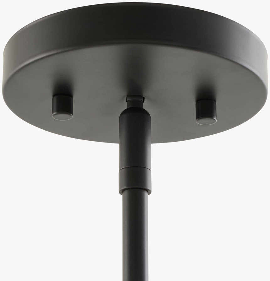 Light Gray Modern Pendant Light with glass details for kitchen islands or dining areas