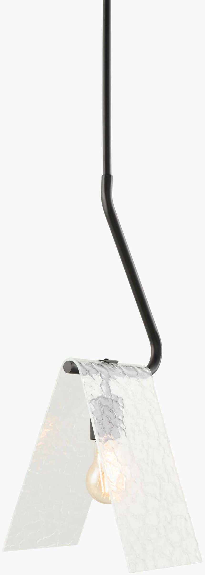 Light Gray Modern Pendant Light with glass details for kitchen islands or dining areas